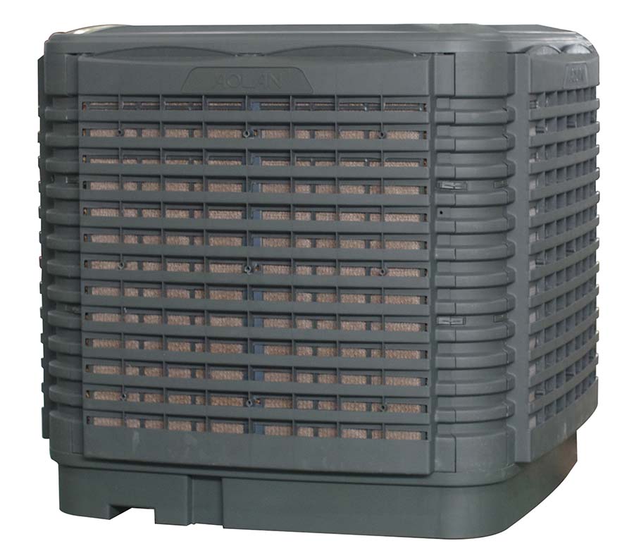 KS2P-30A32-AO / KSNC-30A32-AO: Snowcool evaporative air cool (Airflow 30,000 m3/hr) Down Discharge 